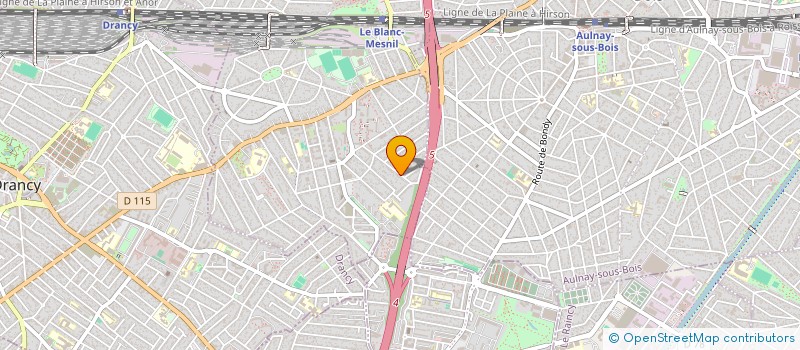 localisation de l'entreprise SCI MESNIL MONTREUIL à LE BLANC-MESNIL