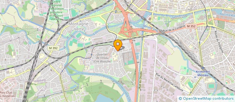 localisation de l'entreprise SCI MESOPOTAMIE  STRASBOURG