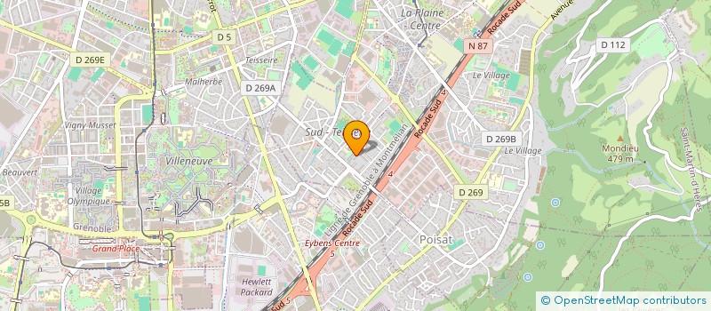 localisation de l'entreprise SCI MESORENO  SAINT-MARTIN-D'HERES