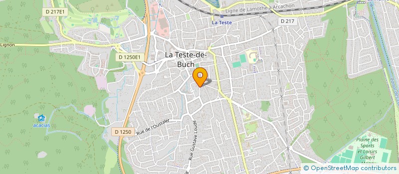 localisation de l'entreprise SCI MESPEZA-VILLATEL  LA TESTE-DE-BUCH