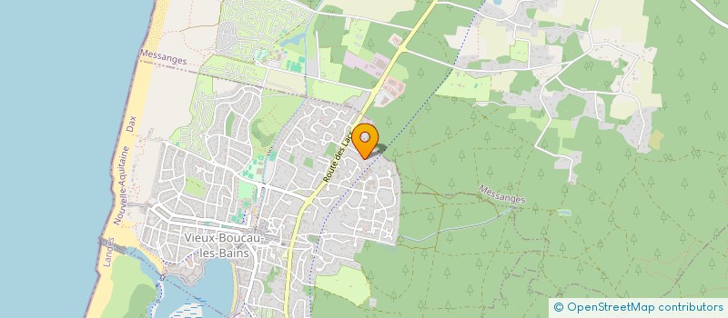 localisation de l'entreprise SCI MESPLEDE MDCT  VIEUX-BOUCAU-LES-BAINS