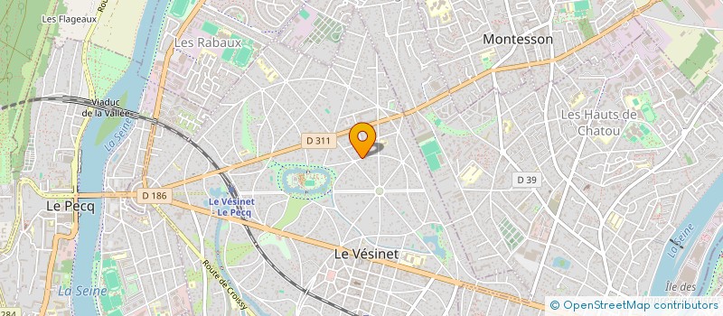 localisation de l'entreprise SCI MESROY  LE VESINET