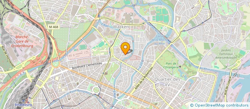 localisation de l'entreprise SCI MESS  STRASBOURG