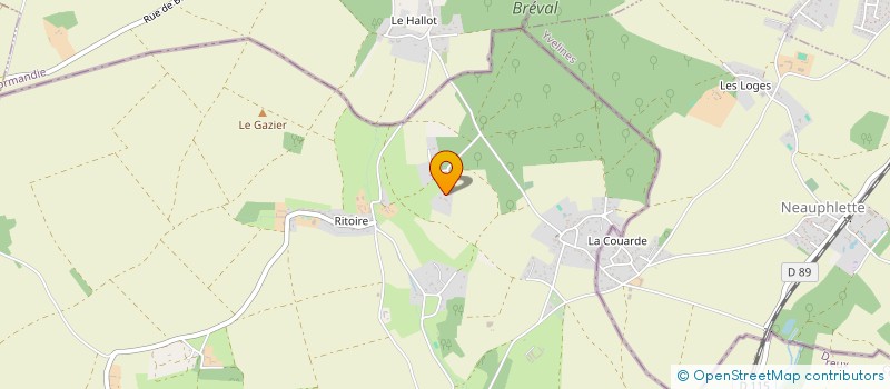localisation de l'entreprise SCI MESSAGER-MONTALVENT à GUAINVILLE