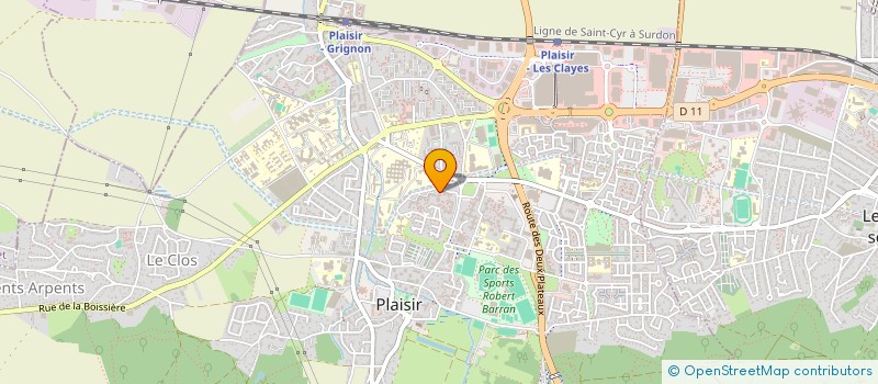 localisation de l'entreprise SCI MESSAOUDI  PLAISIR