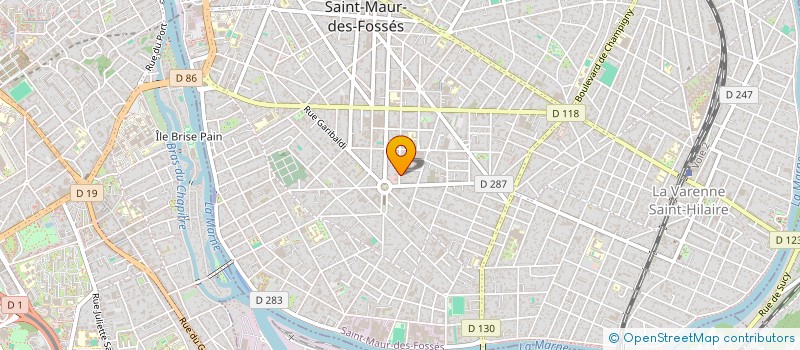 localisation de l'entreprise SCI MESSAUR à SAINT-MAUR-DES-FOSSES