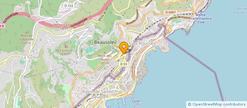 localisation de l'entreprise SCI MESSIDOR  BEAUSOLEIL