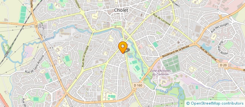 localisation de l'entreprise SCI MESSIEURS à CHOLET