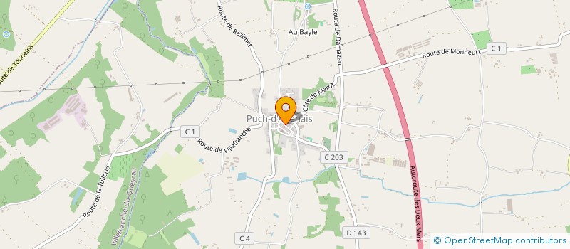 localisation de l'entreprise SCI MESSINES  PUCH-D'AGENAIS