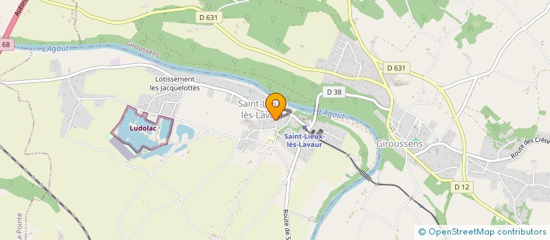 localisation de l'entreprise SCI MESSONNIER ET FILS  SAINT-LIEUX-LES-LAVAUR