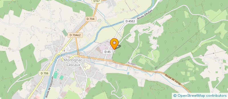 localisation de l'entreprise SCI MESSOUL V.D. à MONTIGNAC-LASCAUX