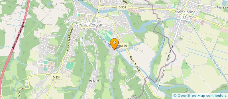 localisation de l'entreprise SCI MESTADAIS III  AIRE-SUR-L'ADOUR