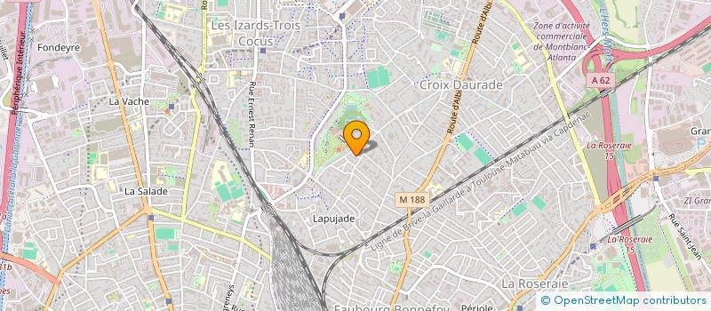 localisation de l'entreprise SCI MESTRE CASTAIGNEDE  TOULOUSE