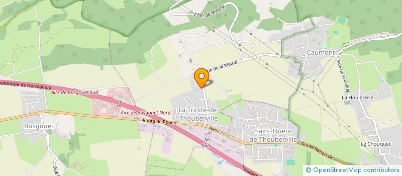 localisation de l'entreprise SCI MESURIS IMMOBILIER  LA TRINITE-DE-THOUBERVILLE