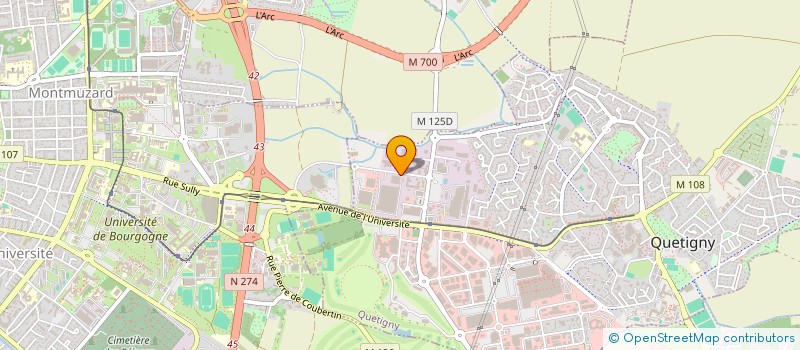 localisation de l'entreprise SCI MESYLI à QUETIGNY