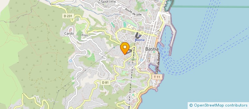 localisation de l'entreprise SCI META à BASTIA