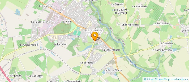 localisation de l'entreprise SCI METAIREAU Y ET C  AIGREFEUILLE-SUR-MAINE