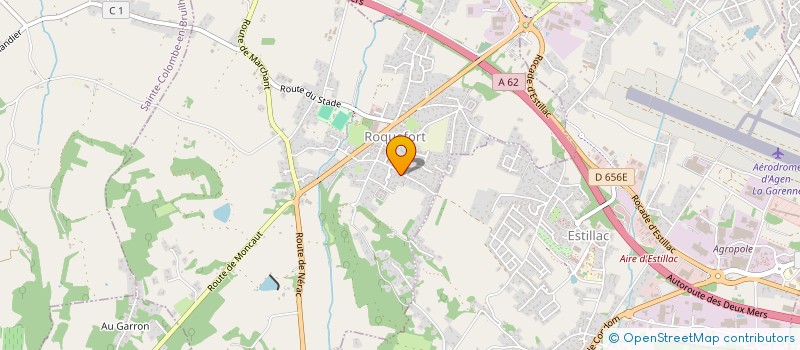 localisation de l'entreprise SCI METAIRIE  ROQUEFORT