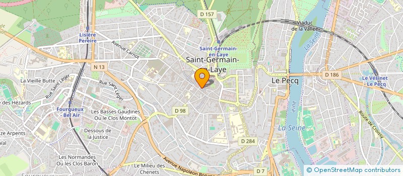 localisation de l'entreprise SCI METAIRIE PALLUAU  SAINT-GERMAIN-EN-LAYE