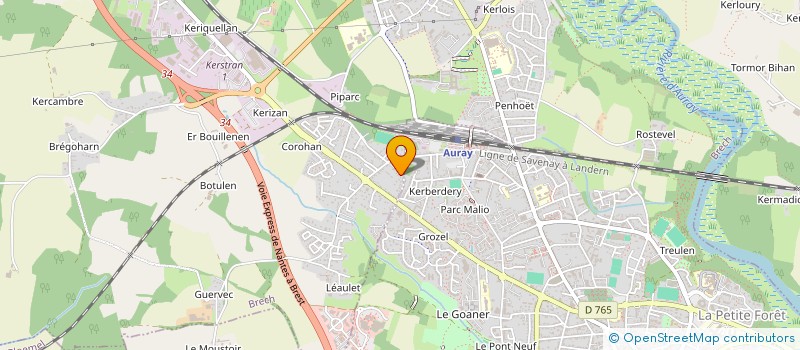 localisation de l'entreprise SCI METAIS LARGUIER FAMILY  BRECH