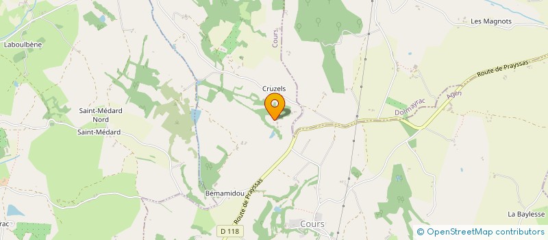 localisation de l'entreprise SCI METAL  MONTPEZAT