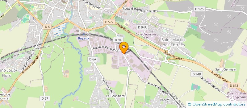 localisation de l'entreprise SCI METAL 92  BAYEUX