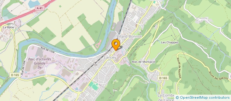 localisation de l'entreprise SCI METALARI  VILLARD-BONNOT