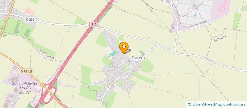 localisation de l'entreprise SCI METALLI  ESTREUX
