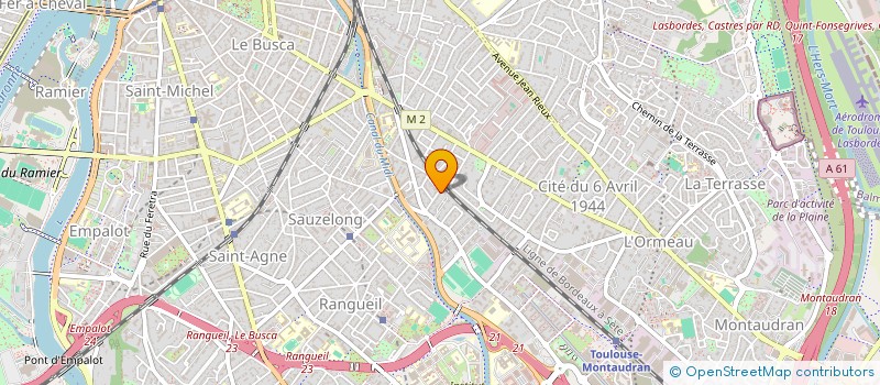 localisation de l'entreprise SCI METALLO à TOULOUSE