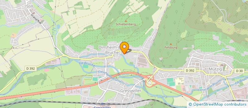 localisation de l'entreprise SCI METALLON  DINSHEIM-SUR-BRUCHE