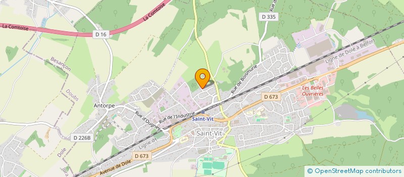 localisation de l'entreprise SCI METALU  SAINT-VIT