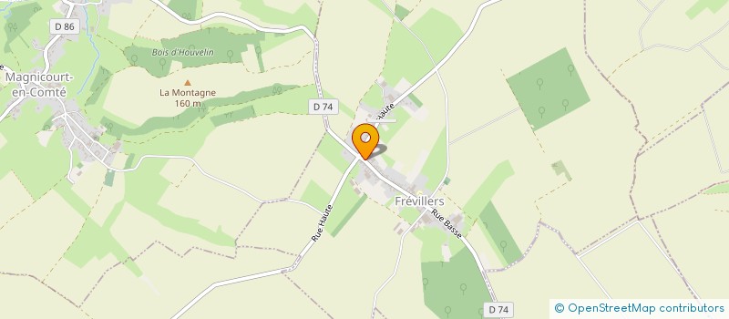 localisation de l'entreprise SCI METAMORPHOSE  FREVILLERS