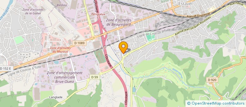 localisation de l'entreprise SCI METATRON  BRIVE-LA-GAILLARDE