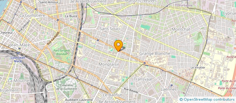 localisation de l'entreprise SCI METAY FAMILY  LYON