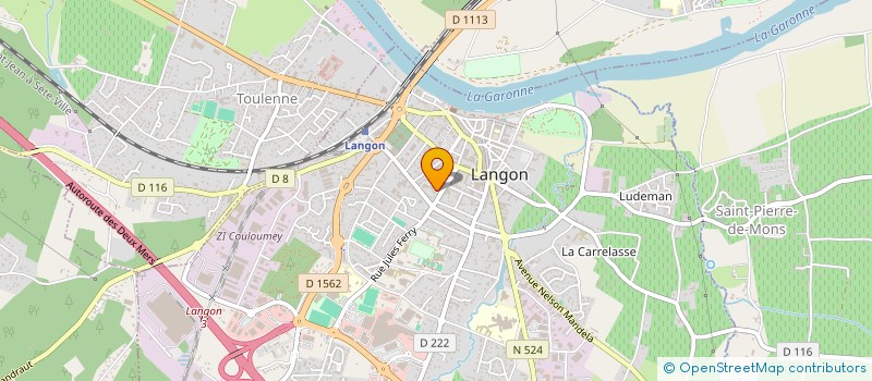 localisation de l'entreprise SCI METAY IMMOBILIER à LANGON