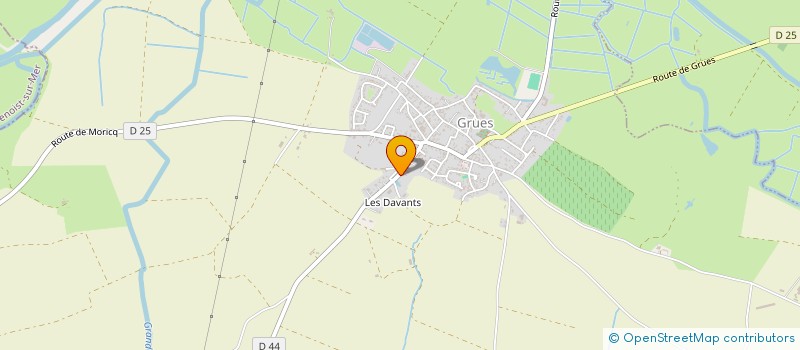 localisation de l'entreprise SCI METAYER  GRUES