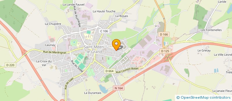 localisation de l'entreprise SCI METAYER-ANDRIEUX  SAINT-MEEN-LE-GRAND