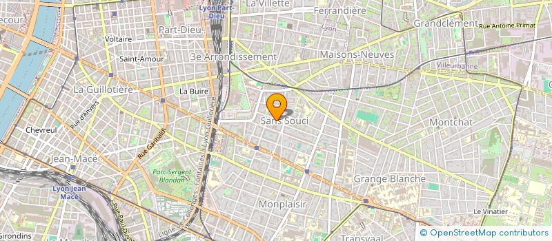 localisation de l'entreprise SCI METB  LYON