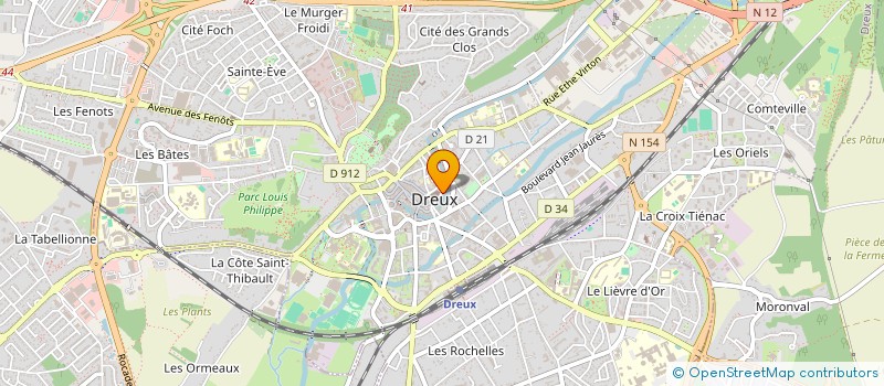 localisation de l'entreprise SCI METEZEAU à DREUX