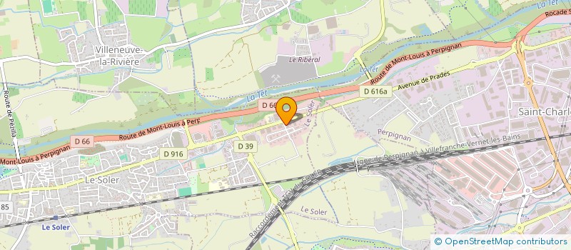 localisation de l'entreprise SCI METGE  LE SOLER