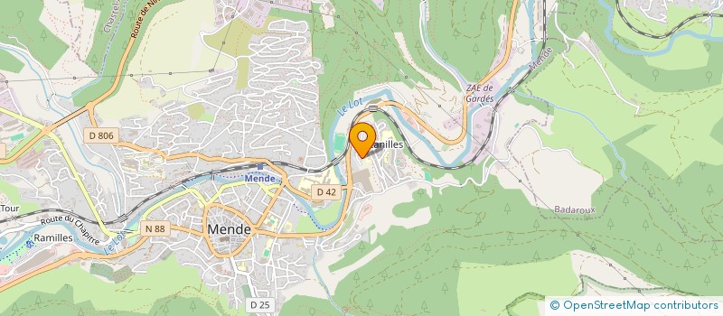 localisation de l'entreprise SCI METGE IMMOBILIER  MENDE