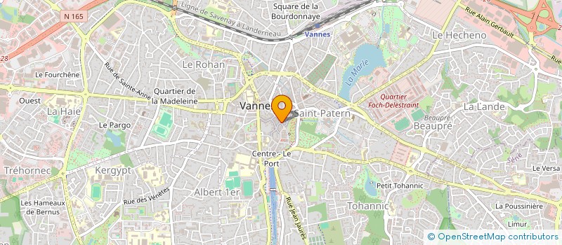 localisation de l'entreprise SCI METGO à VANNES