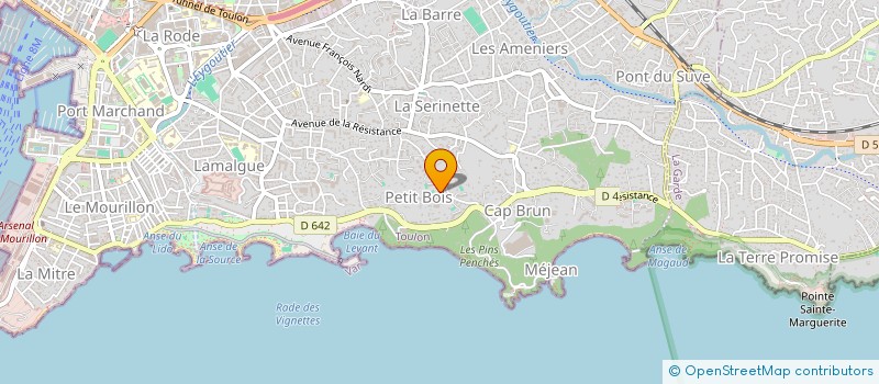 localisation de l'entreprise SCI METHIGOSHE  TOULON