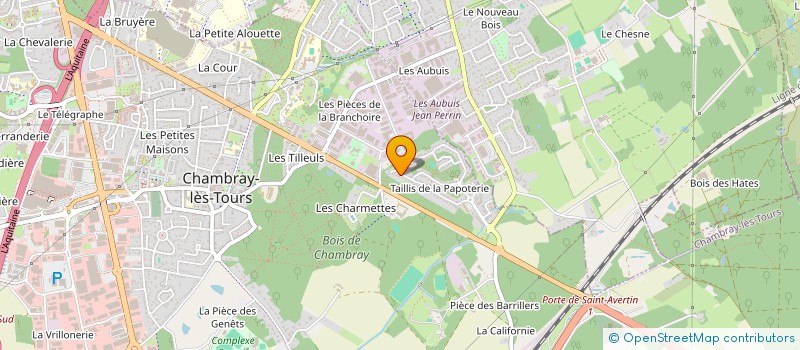 localisation de l'entreprise SCI METHIROKE  CHAMBRAY-LES-TOURS