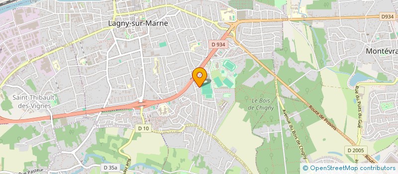 localisation de l'entreprise SCI METHOS  LAGNY-SUR-MARNE