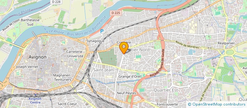 localisation de l'entreprise SCI METI  AVIGNON