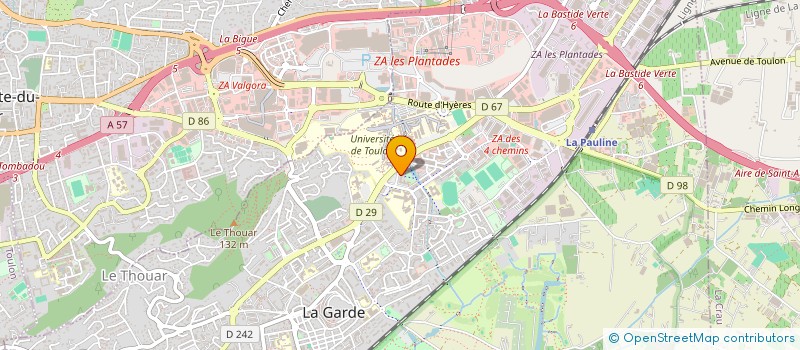 localisation de l'entreprise SCI METIS à LA GARDE