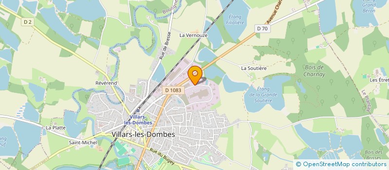localisation de l'entreprise SCI METRAS SF LA TUILERIE à VILLARS-LES-DOMBES