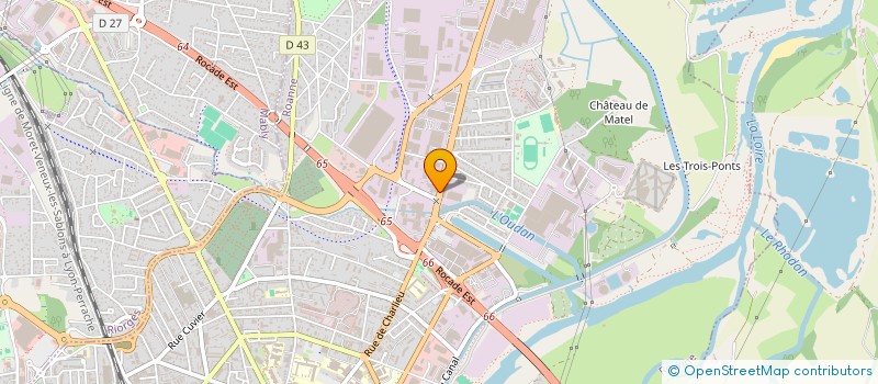 localisation de l'entreprise SCI METRE CARRE  ROANNE