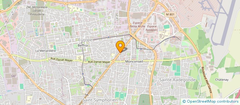 localisation de l'entreprise SCI METRIM  TOURS